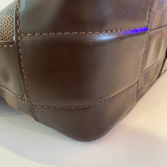 VINTAGE Louis Vuitton Bastille shoulder bag, Ebene Damier Canvas - Picture 7 of 10